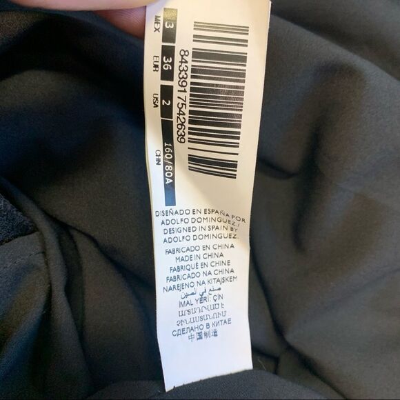 Adolfo Dominguez Black Maxi Skirt Size 2 - Picture 8 of 15